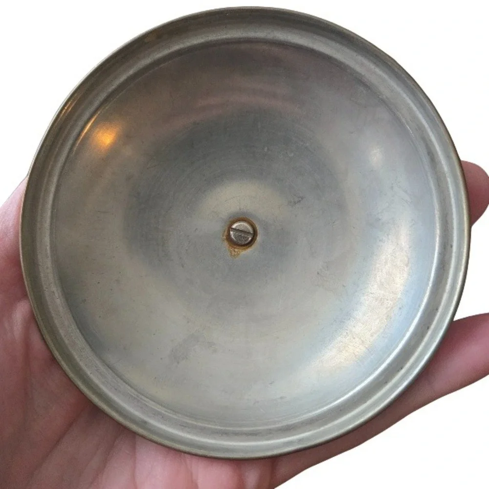 Rustic‎ Vintage Copper Sauce Pot with Lid Wood Handle 4x2